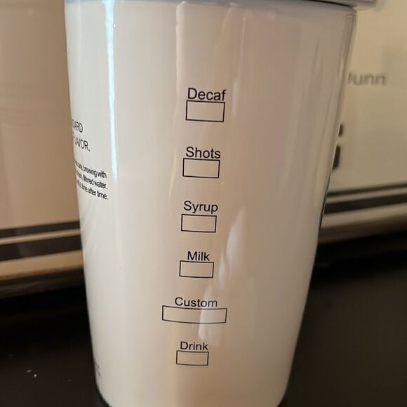 Giant XXL Starbucks Cookie Jar Ceramic Tumbler With Lid - Picture 4 of 12